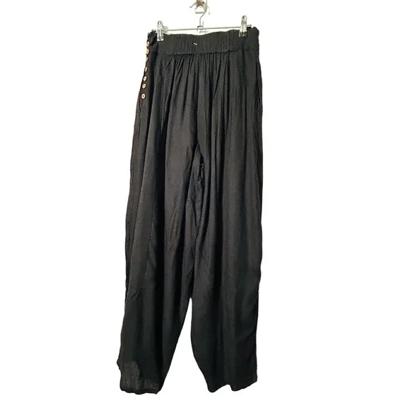 NEW Free People Black Struttin Set Pant Crop Top Size Small - Picture 7 of 14